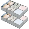 DIMJ Pack of 8 Drawer Organiser System, Drawer Organiser, Foldable