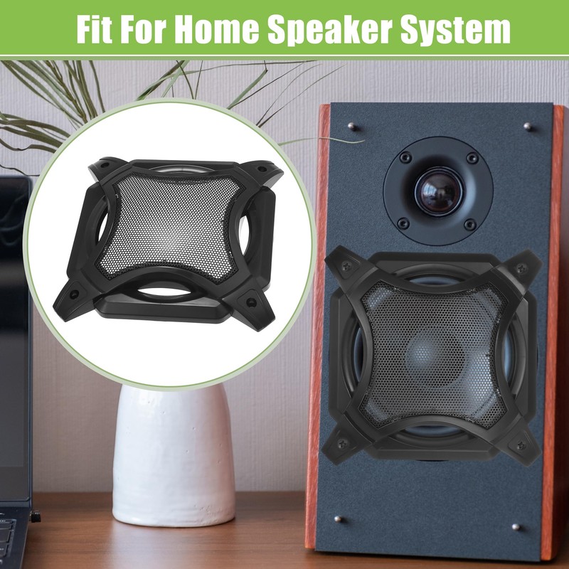 A ABSOPRO 6 Inch Car Speaker Grille Cover with Screws