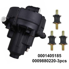 MUNIK 0580000025 0001405185 Secondary Air Injection Pump for Mercedes-Benz CLK C GLK M R SLK S Class V251 R230 W164 X204 C219 CLS350 GLK300 ML350 SL300 R300L Replace# 0001405185 0009880220