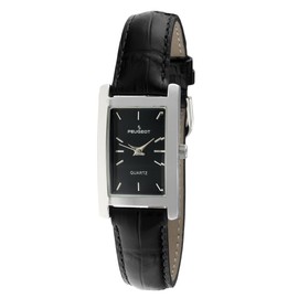 Peugeot Women Rectangular H Shape Wrist Watch with Matching Wrist Strap