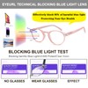 EYEURL 2 Pack Small Reading Glasses for Women Round Frame