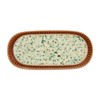 Mud Pie Splatter Nested Platters, small 6" x 14" |