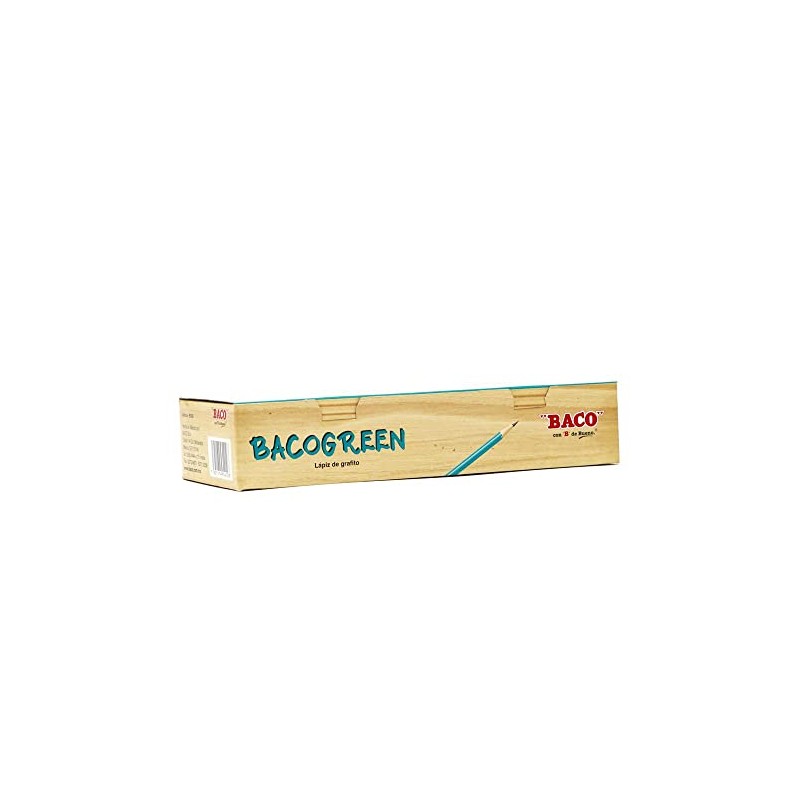 BACO Lápíz de Grafito Hexagonal Bacogreen HB/2 Caja con 50
