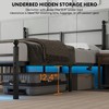 Queen Size Bed Frame with Headboard - Metal Platform Bed