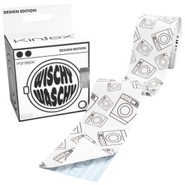 Kintex Kinesiology Tape Design Edition, 5 cm x 5 m, nastro kinesiologico impermeabile e delicato sulla pelle, nastro fisioterapico, nastro medico, nastro sportivo (Wischy Waschy)