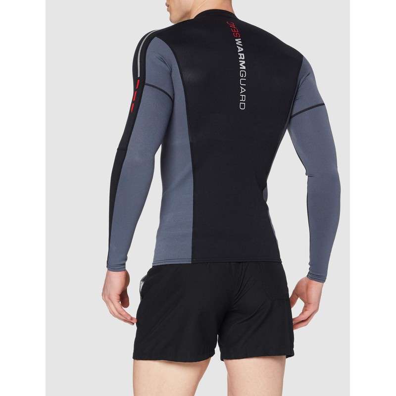 SEAC Men's Long Warm Guard - Black, Large