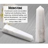 Amazing Gemstone Moonstone Crystal Towers ~ Natural Healing Point Obelisk