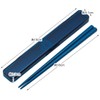 Skater ABC3AG-A Chopsticks & Chopsticks Case Set, Ocean Blue, 7.1