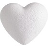Polystyrene Heart Shape 9 x 7.5 cm