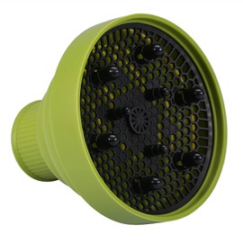 5 Colors Universal Hair Diffuser Adaptable, Foldable Hair Dryer Cover hair Dryers Accessories (Green)