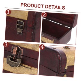 MAGICLULU Jewelry Organizer Storage Box Vintage Necklace and Earring Holder Compact Travel Case for Easy Carrying for Women and Girls Special Occasions