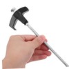 CAXUSD 4pcs Portable Tent Pegs Rotating Heads Heavy Duty Ground