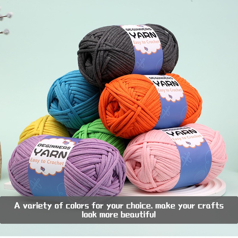 200g Crochet Yarn, Beginner Yarn, Thick Yarn, Gray Yarn with
