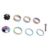 Bike Front Fork Spacer 28.6mm Headset Washer Aluminium Alloy with