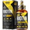 PURE RESEARCH Liquid Biotin & Collagen Hair Growth Drops 60,000mcg