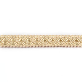 HedongHexi Gimp Braid Trim, 0.59 Inch / 9.5 Yards Basic Trim for DIY Crafts Costume Home Decorative (Beige)