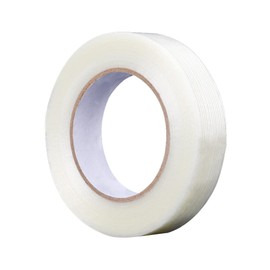 Fiberglass Filament Tape,Heavy Duty Filament Strapping Tape Crossweave Reinforced Tape for Packaging Parcel Box Sealing Packing Cricket Bat 2.5CM*5M