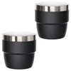 Cafezi 4 oz Espresso/Coffee Cup, Ceramic-Lined 18/8 Stainless Steel, Double-Wall