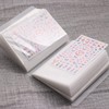 Nail Art Stickers Organizers Storage 100 Slots Empty Nail Decals