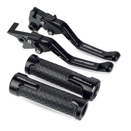 for Ducati 1299 Panigale S R 2015-2018 2017 Motorcycle CNC Aluminum Brake Clutch Levers Handlebar Handle Hand Grips Accessories Motorcycle Brake Clutch Lever (Color : Black)