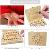 Shengruili Wooden tooth box, milk teeth box, made of wood