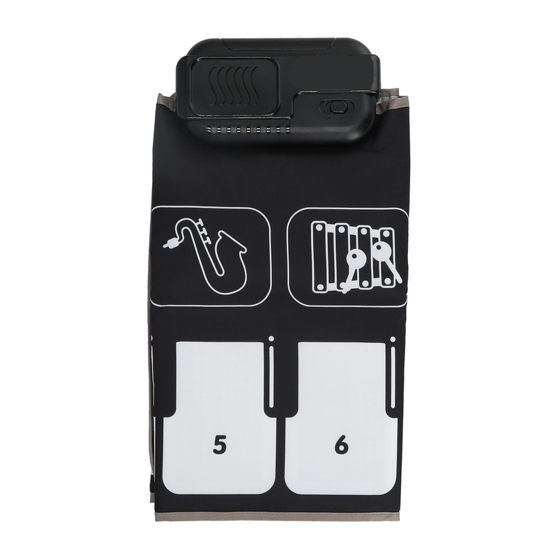 Kids Piano Mat 43.3 X 14.2in Adjustable Volume 10 Keys