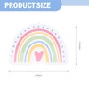 EXCEART 100 Piezas Arcoíris Pegatinas Pequeñas Calcomanías De Arco Iris