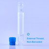 CryoKING Cryogenic Vials Tubes 5.0ml with Caps, PP, Plastic Cryovials