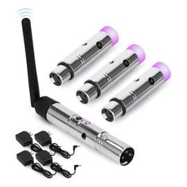 Transmisor Inalámbrico Dmx512 Con Receptor 3pzs Para Consola