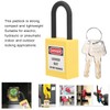 FILFEEL Lockout Lock, 38mm Nylon Industrial Site Security Padlock Security