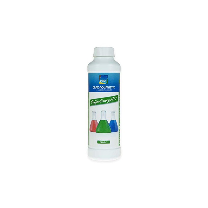 DRAK-Aquaristik pH buffer solution pH 7 (green coloured) 250 ml