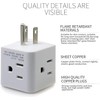 Generic Power Plug 4 outlets Wall Strip Cube (4 Way