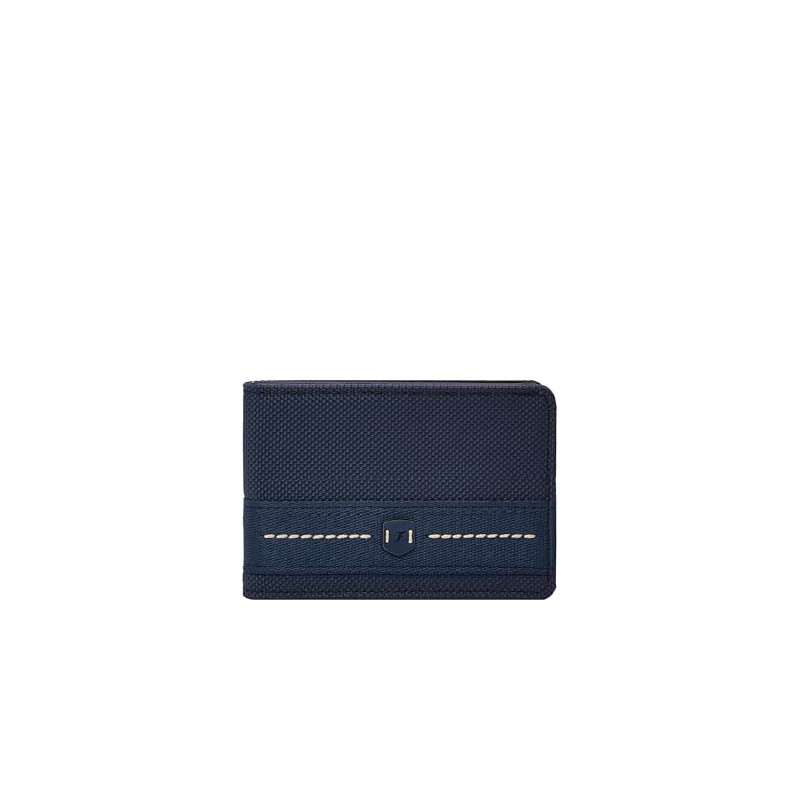 Fossil Men's Front Pocket Wallet, Navy, One Size