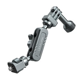Leaplumin 360° Rotation Magic Arm for GoPro Camera, Mini Magic Arm with 1/4" Screw Suitable for Camera Suction Cup Mount, Aluminium Magic Arm Compatible with Phone/Camera Cage