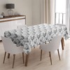 Q-Beans Mantel decorativo rectangular [Tamaño: 60 x 84 pulgadas], mantel
