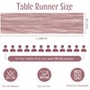 12 Pack Dusty Pink Cheesecloth Table Runner 17 x 108