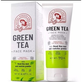 BETTY ROSE-GREEN TEA-FACE MASK-NATURAL REMEDIES-DEAD SEA MUD & MATCHA POWDER-NEW