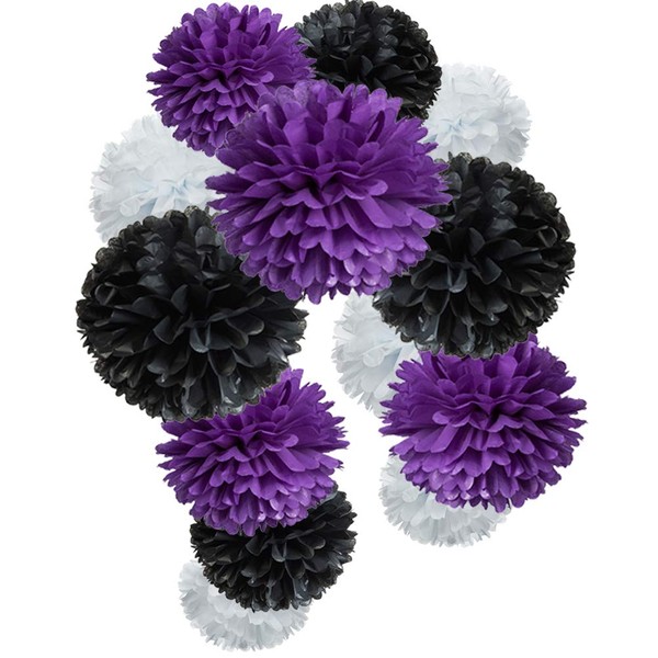 Paper Flower Tissue Pom Poms Graduation and Galaxy Party Favor