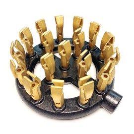 Sunrise Kitchen Supply Commercial Use 18 Duck Tips Jet Burner, Propane Gas