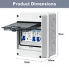 CHENGPI Surface-Mounted Fuse Box IP65, Surface-Mounted Distributor Small Distribution, Distribution