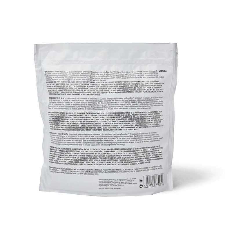 Salon Care Quick White Powder Lightener 1 lb