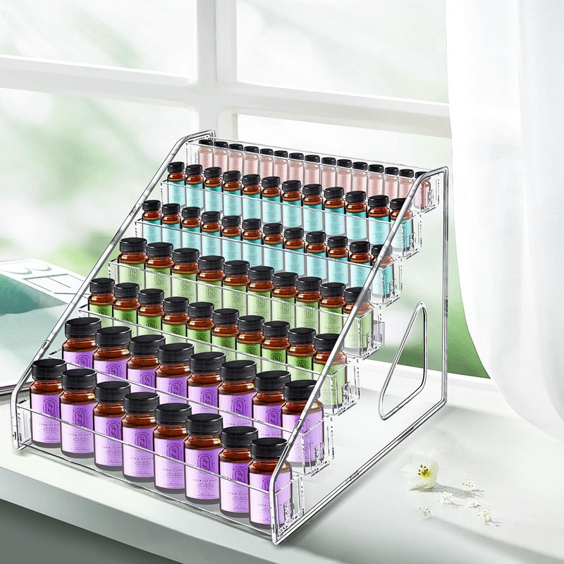 Vowcarol Essential Oil Organizer 7 Tier, Essential Oil Storage Shelf,