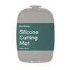 Blue Ginkgo Silicone Cutting Board – Medium – Double-Sided, Thick,