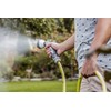 REHAU Gartenbrause Comfort, 8 Wasserstrahlformen, Garten Handbrause mit Einhand-Bedienfunktion