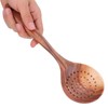 Slotted Spoon, Wooden Slotted Spoon Skimmer Spoon Non Stick Slotted
