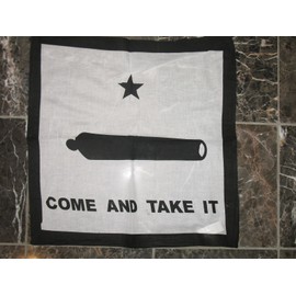 AES Wholesale Lot 6 22"x22" Gonzales Gonzalez Come and Take it Texas Bandana