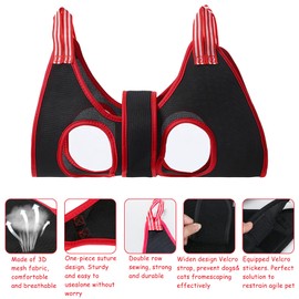 Dog Grooming Hammock Kit for Small Dogs and Cats with Widened Strap Dog Grooming Hammock Mat for Nail Clippers and Pet Washing (Size S)