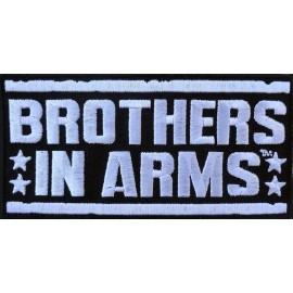 BROTHERS IN ARMS EMBROIDERED 4 INCH IRON ON  PATCH