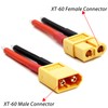 Tosiicop XT60 Connector Plug Cable - 10PCS Female and Male