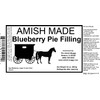 Amish Pie Filling - TWO 32 Oz Jars (Blueberry)